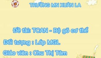 Trò chơi âm nhạc : Bộ gõ cơ thể -  GV: Chu Tâm