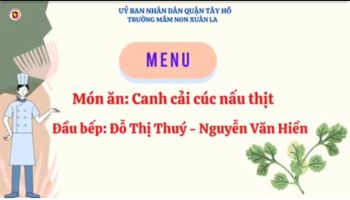 Hướng dẫn chế biến món ăn: Canh cải cúc nấu thịt