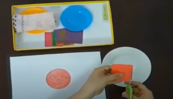 Tạo hình: Cắt dán tia nắng - GV: Thu Hương