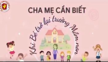 Khi bé trở lại trường